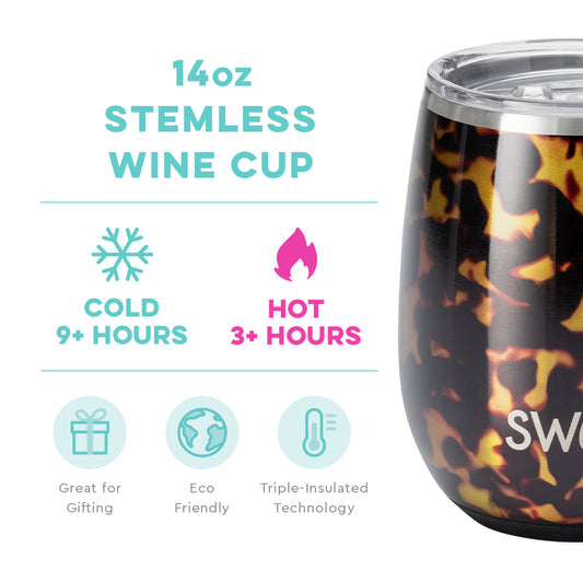 Bombshell Stemless Wine Cup (14oz)