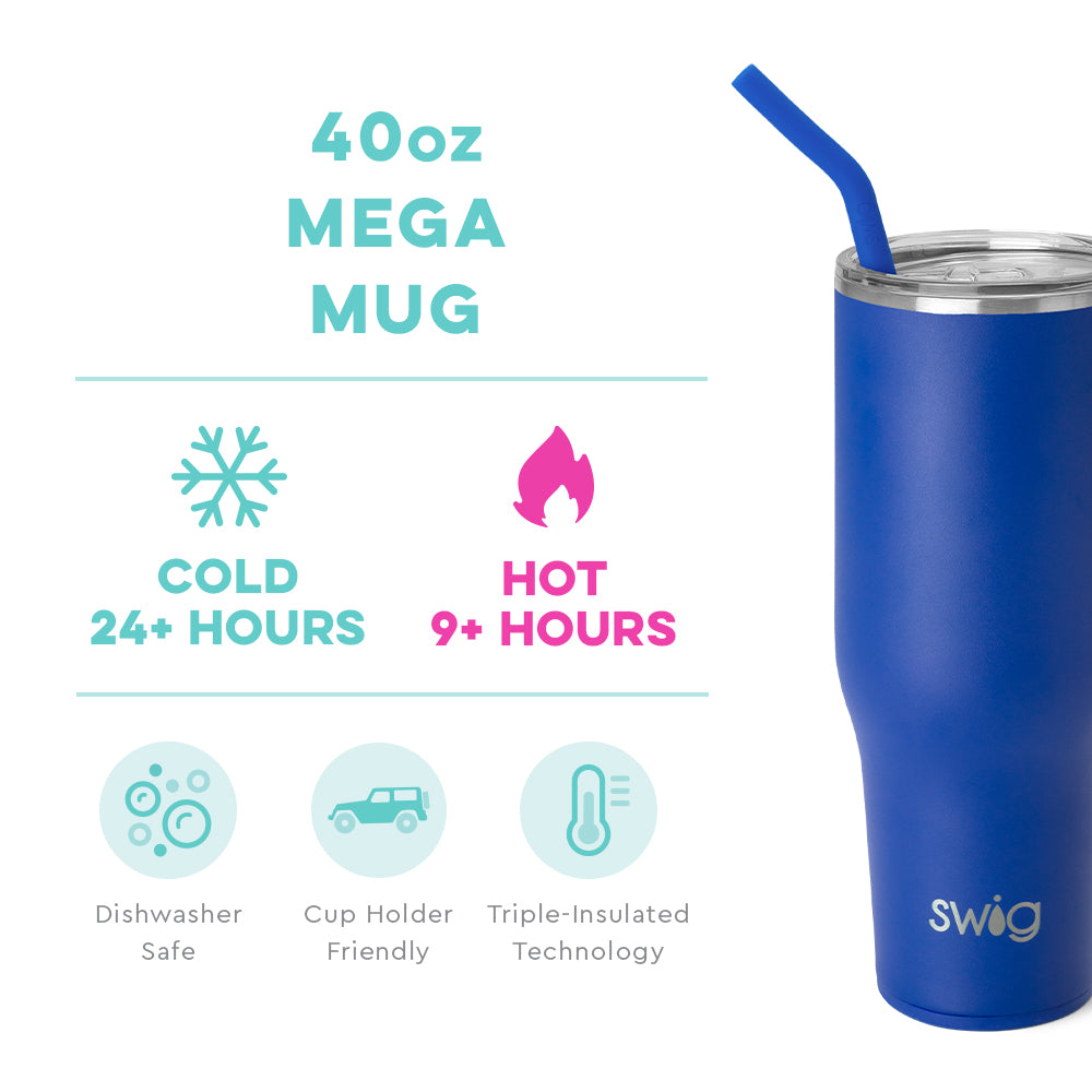 Royal Mega Mug (40oz) With Straw