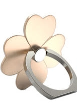 Cell Phone Ring Clover Gold