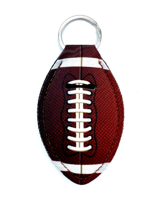 Key Ring Chapstick Holder Football